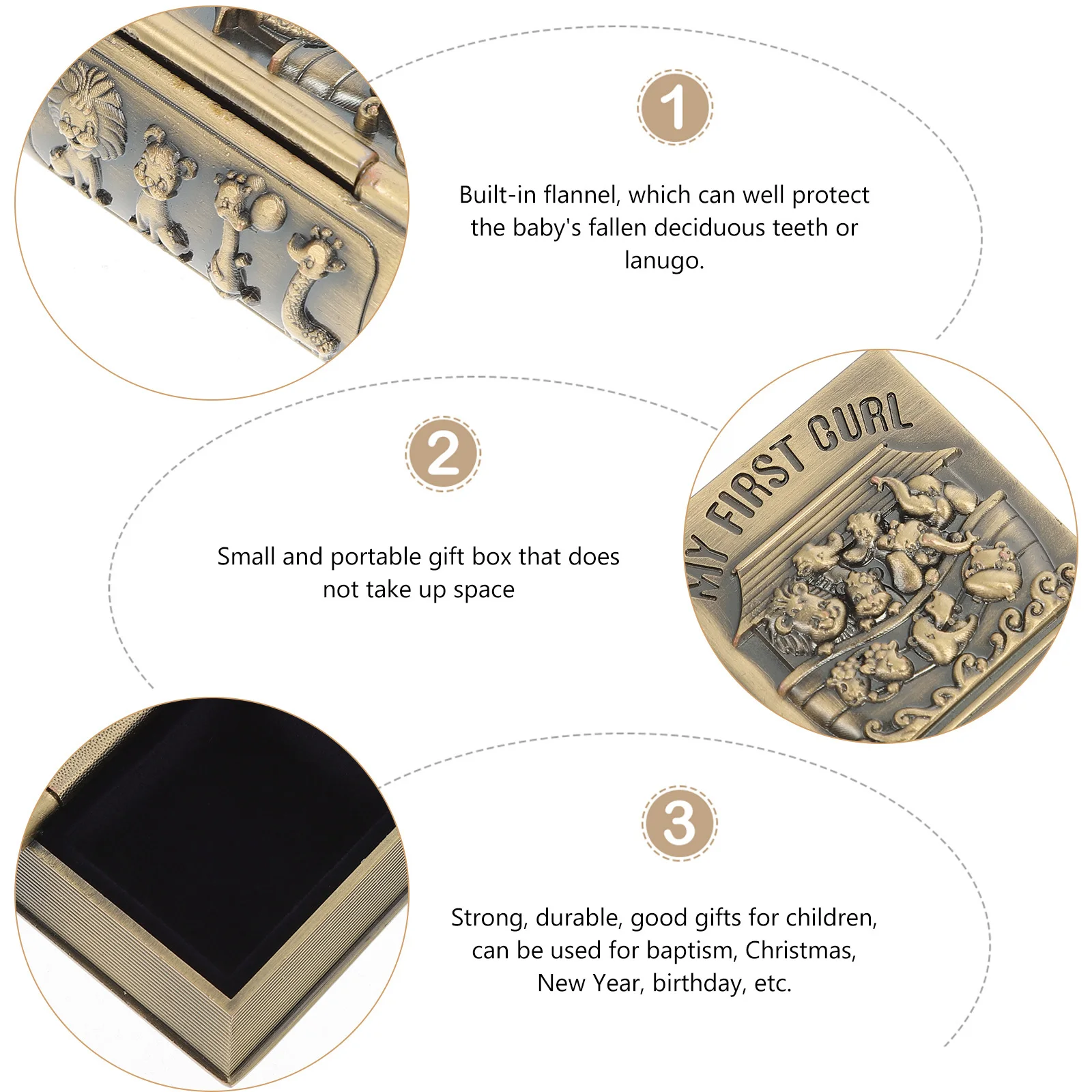 Baby First Tooth Metal Box 6