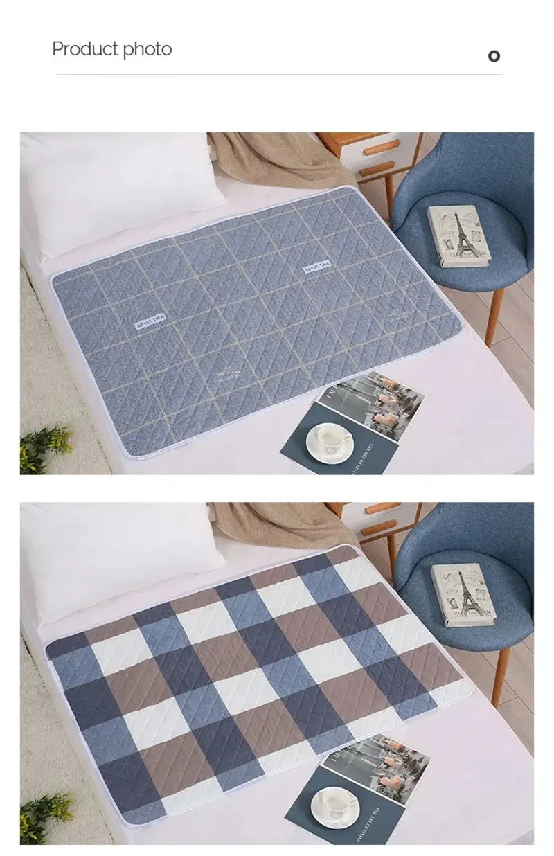 Waterproof & Washable Cute Cartoon Bed Protector - Breathable Urine Mat
