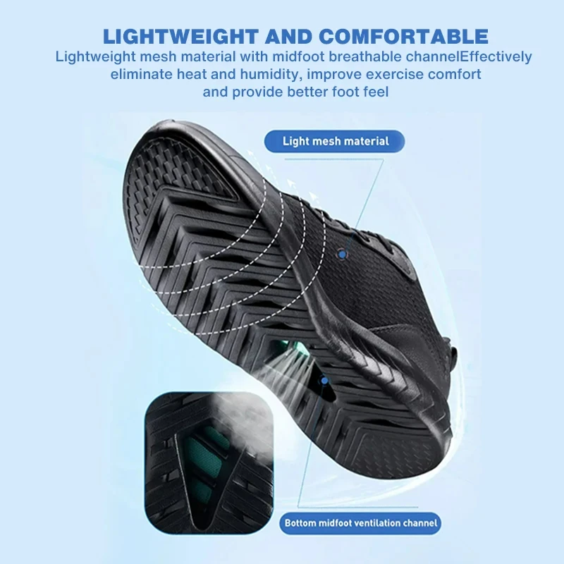 XTEP US7.5~11サイズあります Xtep Running Shoes Men Breathable Mesh Non-Slip Soft Men's