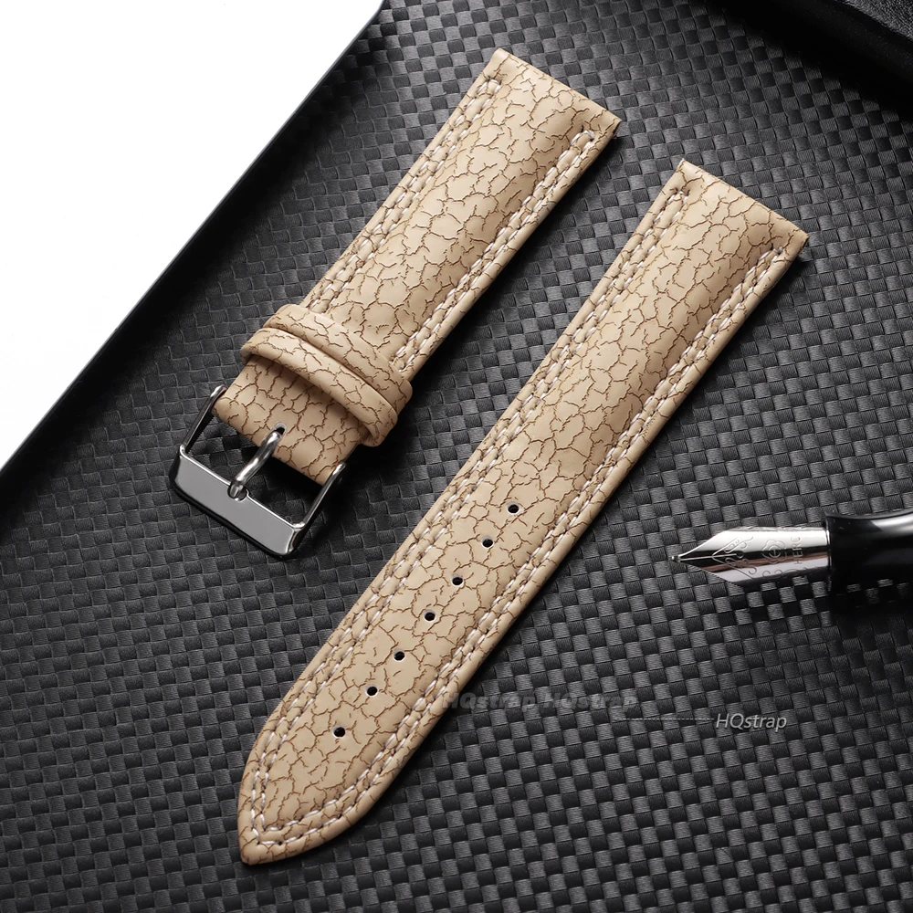 Elegant Handmade Leather Watch Band - Universal Business Replacement Strap