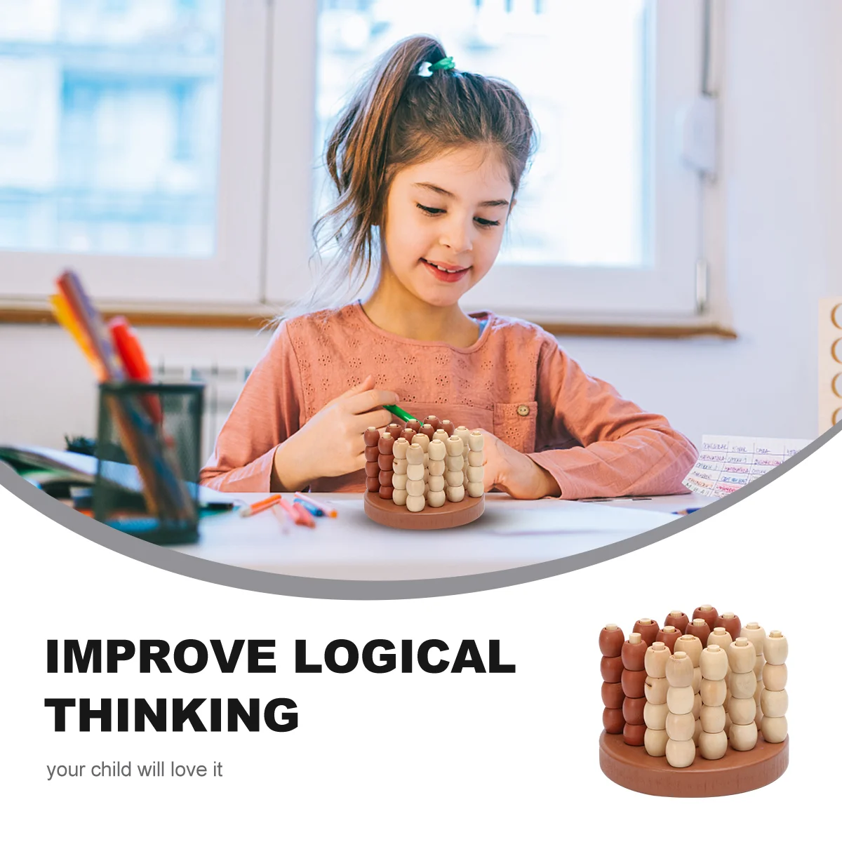 Magnetic Chess Set 1Pc Three-dimensional Chess Board Game Funny Intellectual Space Thought Desktop Game Toy Educational Toys