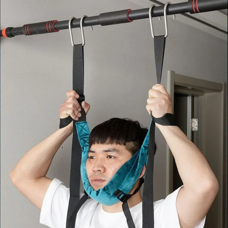 Adjustable Cervical Spine Traction Belt Sling Horizontal Bar Suspension Household Traction Belt Cervical Neck Massager Stretcher 4