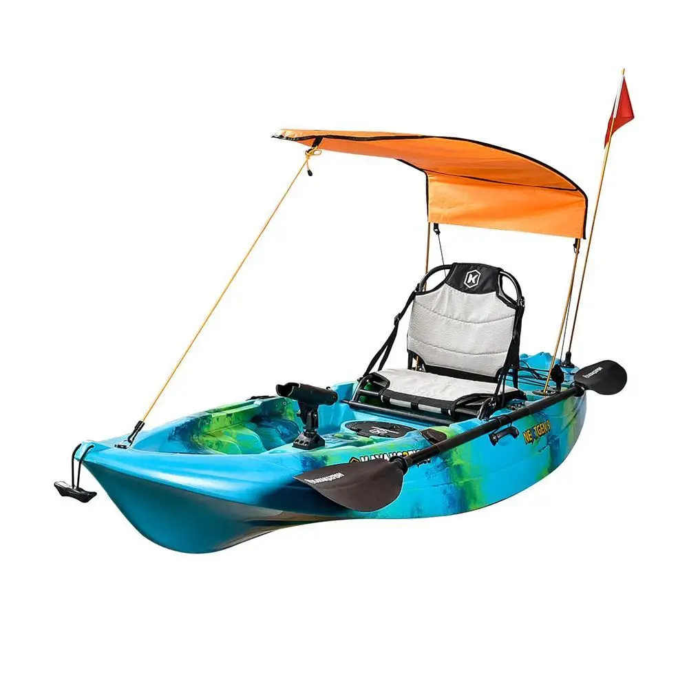 

New Kayak Sun Shade Canopy Waterproof Universal Kayak Sun Shade Awning With Storage Bag For Kayaks Boat Canoes Tricycles