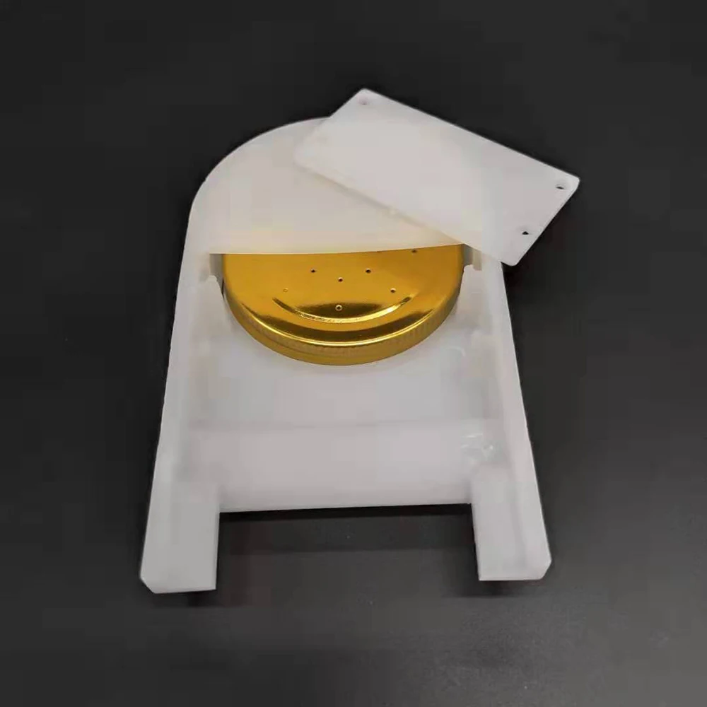 1PCS Honey Hive Entrance In Jar Lid Bee Feeder Top Dispenser External Suger Syrup Watering Waterer Beekeeping Tools Supplies