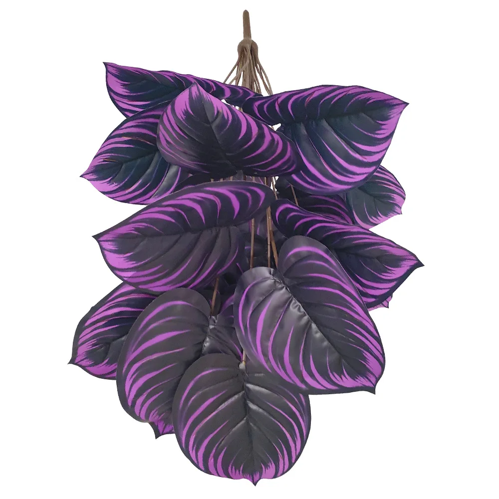 Purple Leaf Decorative Artificial Plant