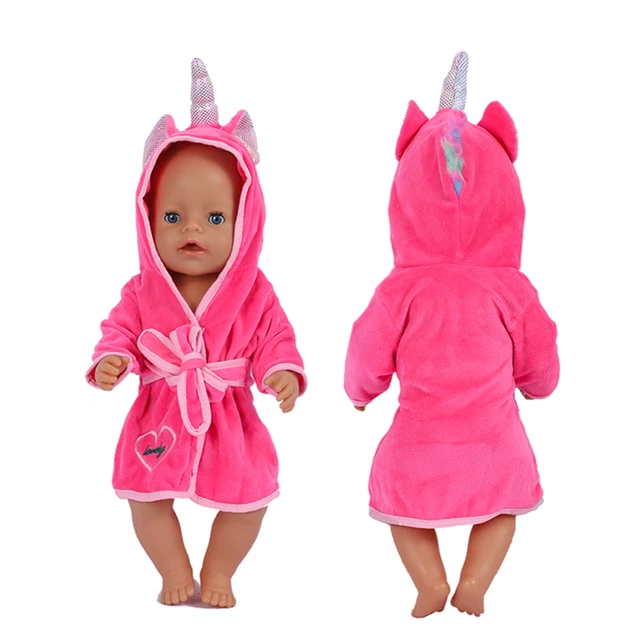 Discover the Perfect Doll Clothes: 18 Inch Doll Clothes Unicorn Bathrobe Suit