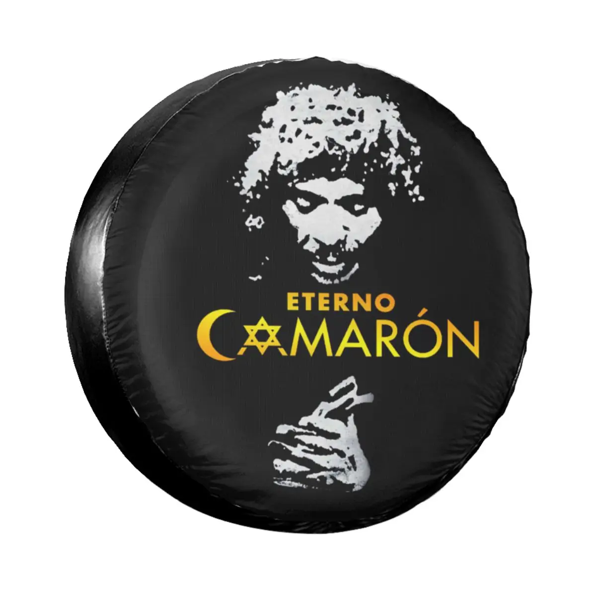 Camaron De La Isla Island Shrimp Spare Tire Cover For Jeep Honda Custom Flamenco Singer Car Wheel Covers 14" 15" 16" 17" Inch