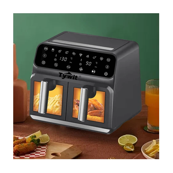 Good Price High Quality 8L Smart Two Drawer Double Basket Air Fryer -  AliExpress