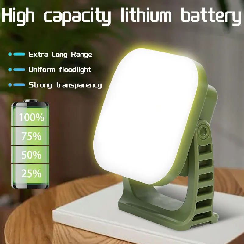 MOSLIGHTING LED Outdoor Camping Light SOS Rechargeable Magnetic Work Lamp 9000mAh Floodlight IP65 Waterproof Oortable Flashlight