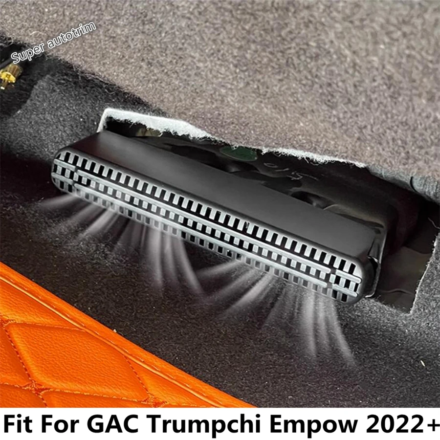 

Rear Seat Under Floor Air Vent Protection Dust Cover Anti-blocking Outlet Grille Accessories For GAC Trumpchi Empow 2022 2023