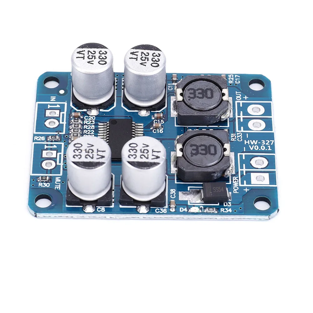 Mono Channel Mini Power Amplify Circuit TPA3118 PBTL Digital Audio Amplifier Board 1x60W DC8-24V for 4-8 Ohms Speaker