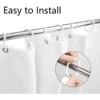 Star Galaxy War Space Shower Curtain Blue Sky Troopers Panel Polyester Waterproof Fabric Plastic Hook Included 3