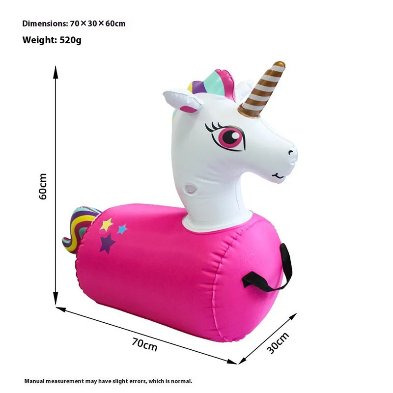 &zwnj; Inflatable Jumping Horse &zwnj; For Kids&Adults Simulation Green Dinosaur Riding Toys Home Outdoor Interactive Sport Toy
