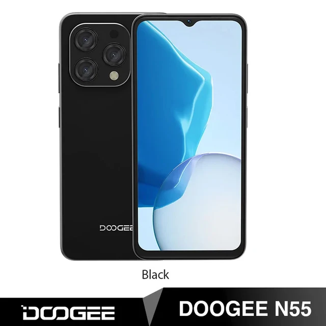 Global Version DOOGEE N55 Smartphone Android 14 6.56 Inch Octa