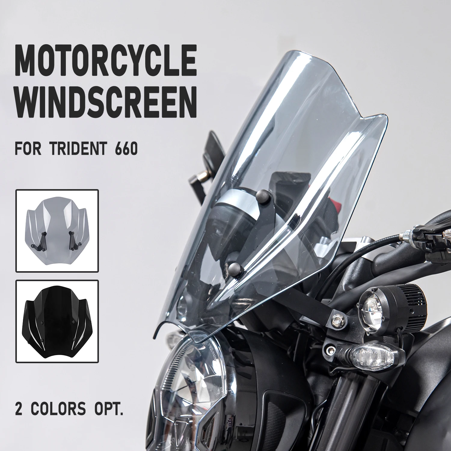 Nuovi Accessori Moto Parabrezza Parabrezza Flusso D'Aria Deflettori Del Vento Fly Screen Parabrisas Per Trident 660 2021 2022