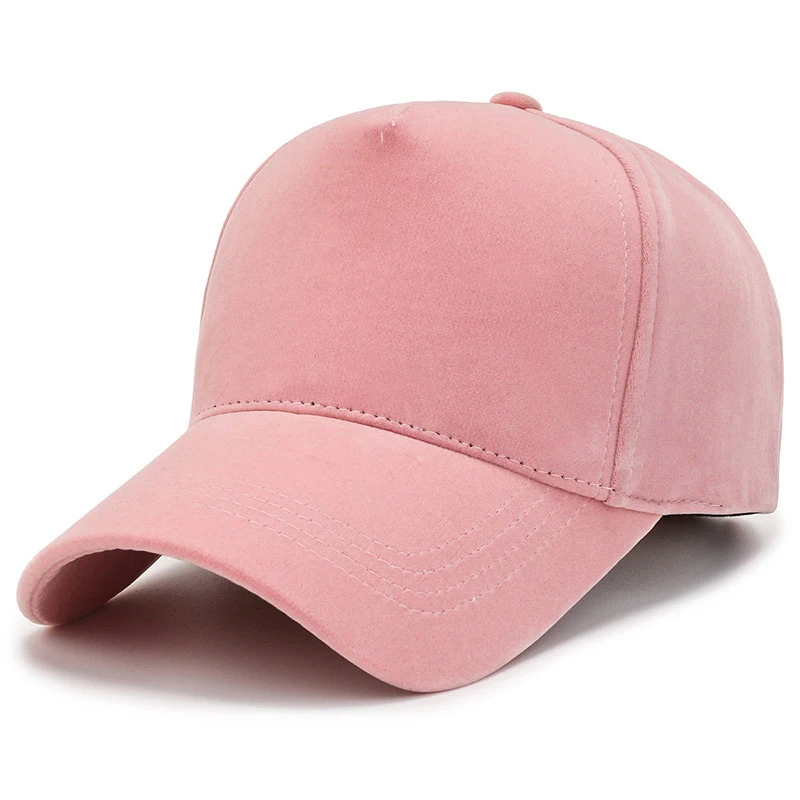 Gold Velvet Korean Women Hat Autumn Winter Outdoor Couple Caps Solid Color Sun Visor Hats Men's Baseball Cap Golf hat