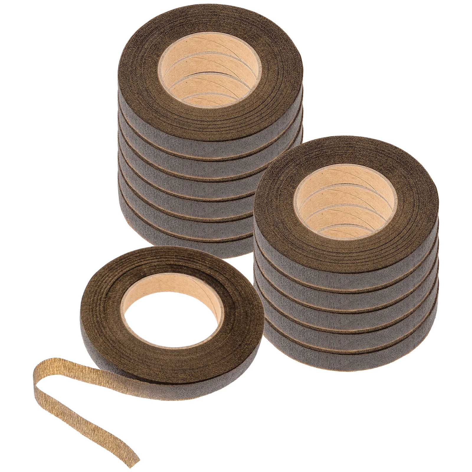 

12 Rolls of Bouquet Stem Wrapping Tapes Flower Package Tapes Floral Tapes for Floral Arrangement