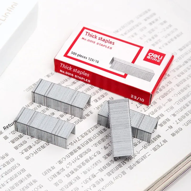 Deli Office Supplies Stapler Clips 23/10 500 Pieces/box