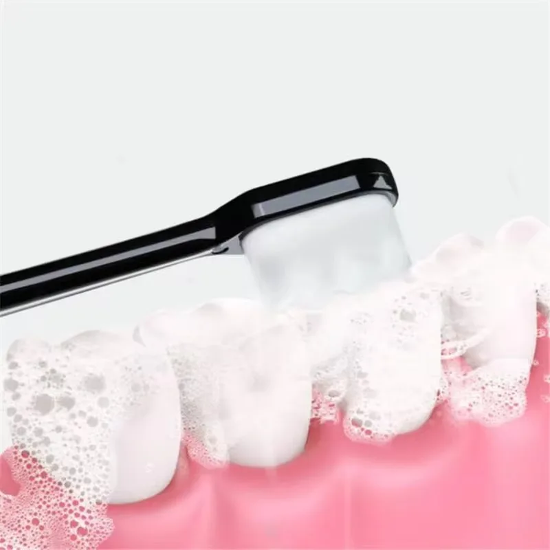 5/10PCS 멀티 컬러 소프트 칫솔 백만 나노 헤어 딥 클리닝 독립 포장 휴대용 여행 구강 청소 도구
