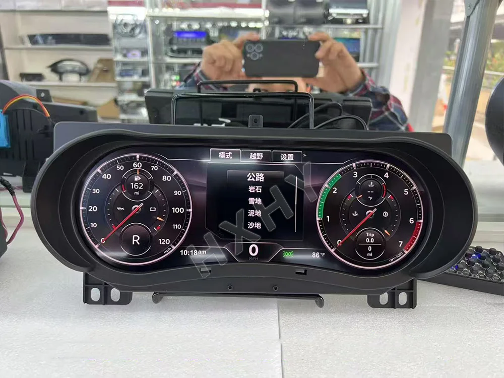 2025 최신형 지프 랭글러 JK JL 2011-2023 차량용 디지털 LINUX 계기판 LCD 속도계 대시보드 플레이어