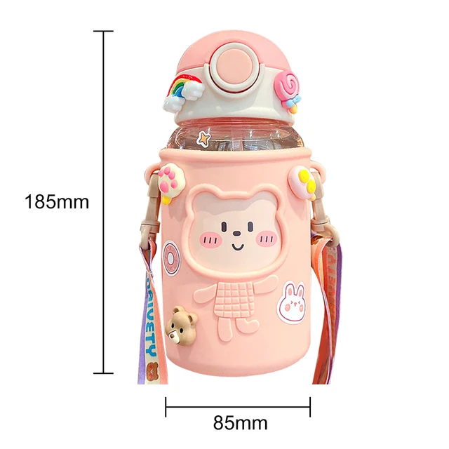 620ML Kids Water Sippy Cup with Silicone Bag 6