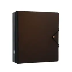 Vibrant Macaron Color Photocard Binder & Storage Album (Black)