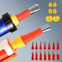 Universal Integrated Rubber Nozzle Tool Kit Reusable Sealing Caulking Nozzle Coating Reusable Rubber Nozzle Tool Kit 3