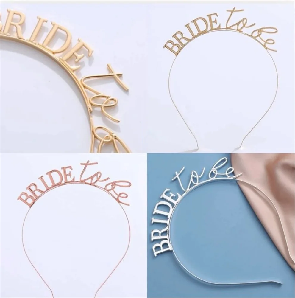 

Повязка на голову Bride to be, тиара металлическая, розовая, золотая, серебряная, золотая, аксессуары для волос, аксессуар для волос, для подружки невесты, для вечеринки