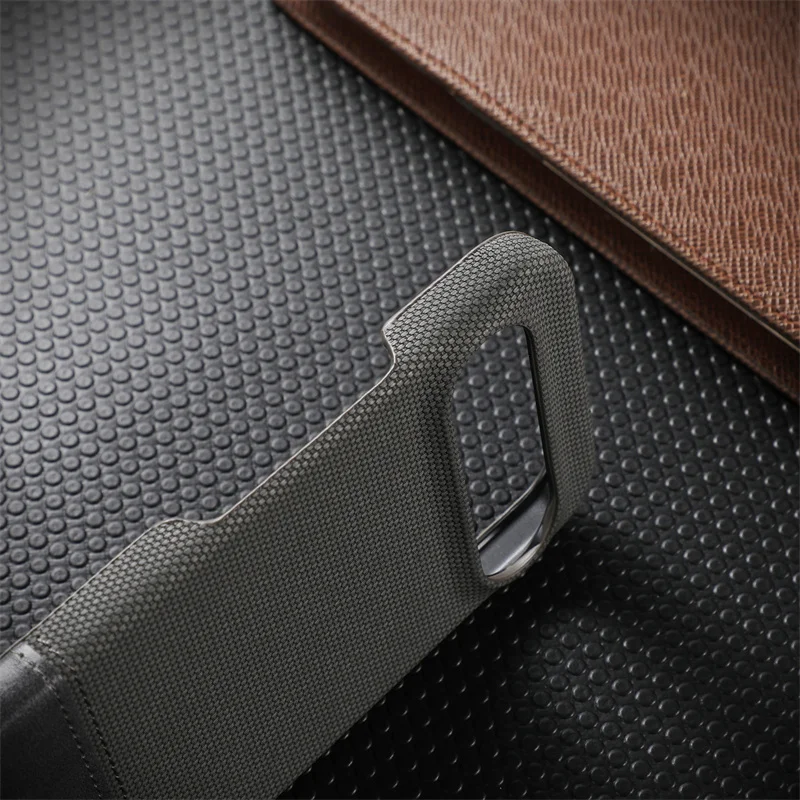 Luxury Matte Cotton Linen Soft Leather Phone Case - Frameless Anti-Fingerprint Shockproof Cover
