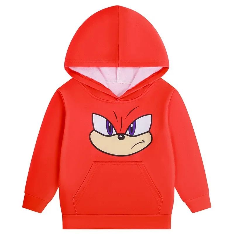 

New Product DSonic The Hedgehog Sonic Boy Sonic Children's Sweater Jacket Is Warm and Comfortable