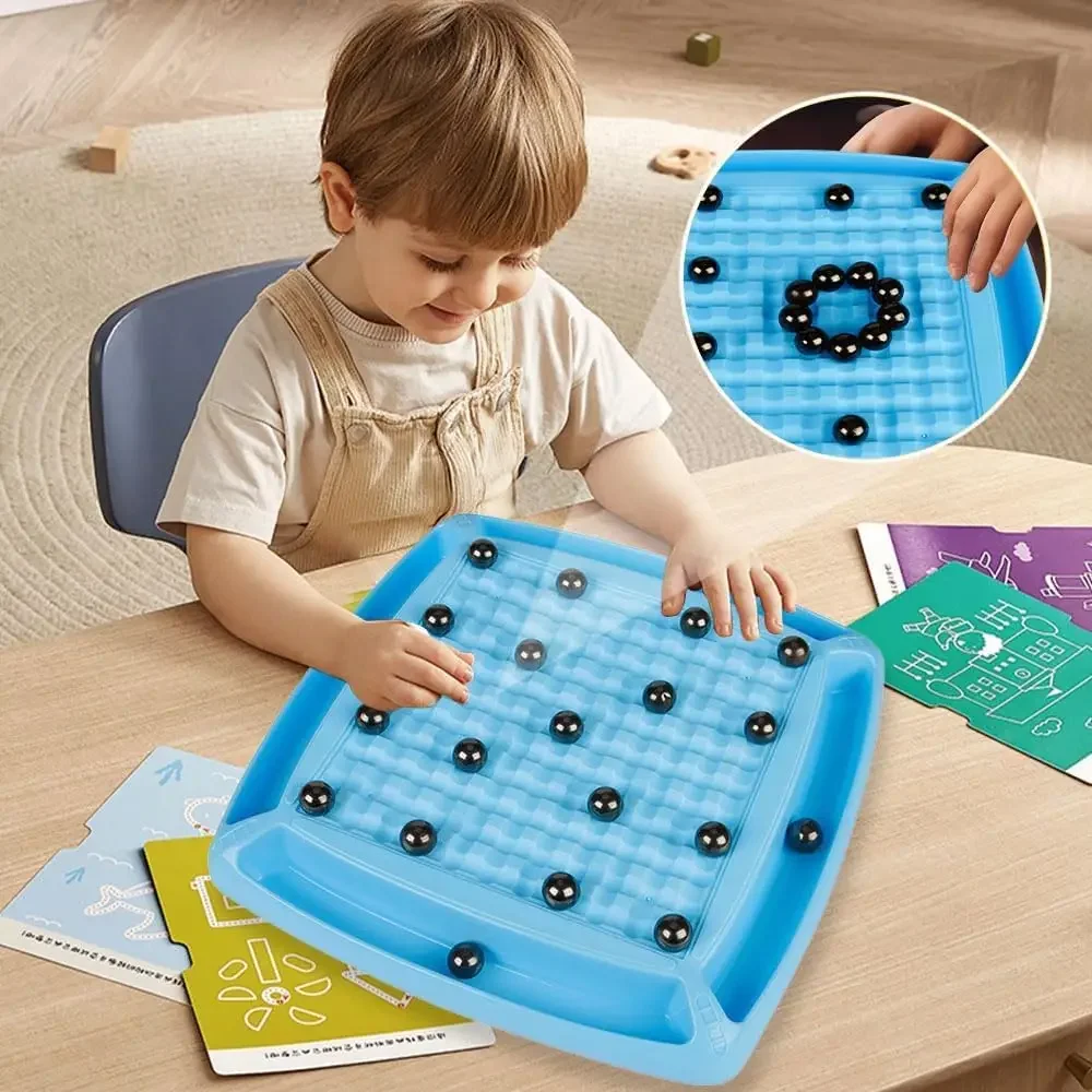 Scacchi Magnetici 40 Pezzi Con Corda - Gioco Da Tavolo Per Famiglia E