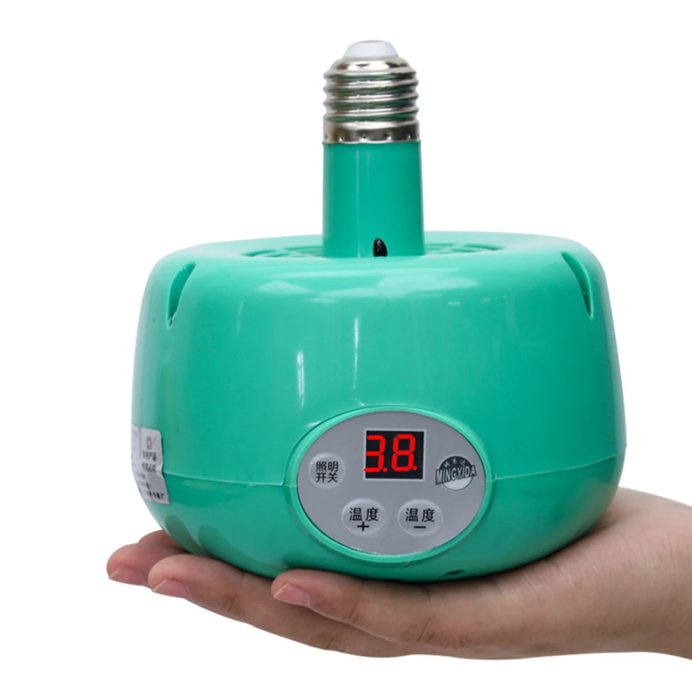 Pet Heating Lamp Chicken Heater Farm Smart Heating Lamp Warm Light Chicken Poultry Breeding Thermostatic Temperature Controller Heater Heating Lamp
