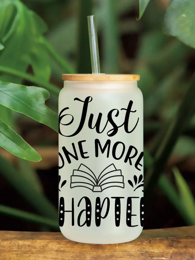 UV DTF Transfer Sticker Teacher for 16oz Libbey Glasses Wraps Bottles Cup Can DIY Waterproof Decals D12283
