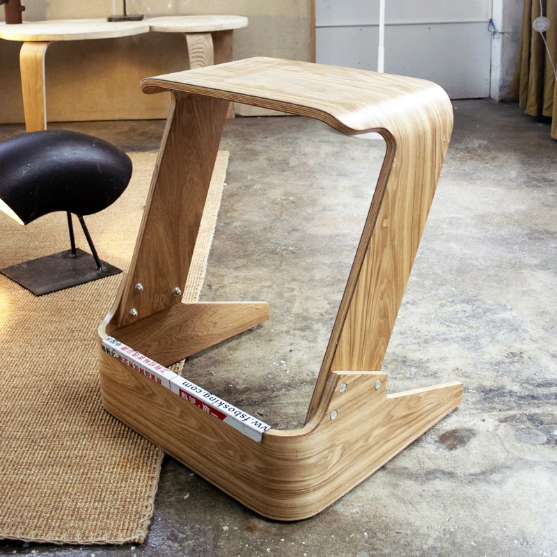 Designer Bar Stool Industrial Vintage Counter Height Chair Creative