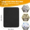 Cat Litter Mat Non Slip Big Pet Litter Box Filter Mat Double Layer Wear Resistant Waterproof Cat Litter Mat Pet Clean Supplies 2