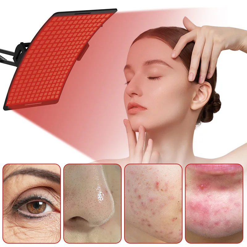 660nm+850nm Red Light Therapy Panel with Stand For Personal Health Care Near Infrared Light Body Pain Relief Skin Beauty Machine