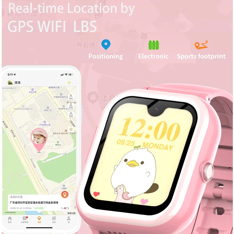 Wonlex  KT31 chytrá hodinky pro děti 4G SOS WIFI GPS  proti ztracení stopař video volat 900mah baterie děti chytré hodinky whatsapp