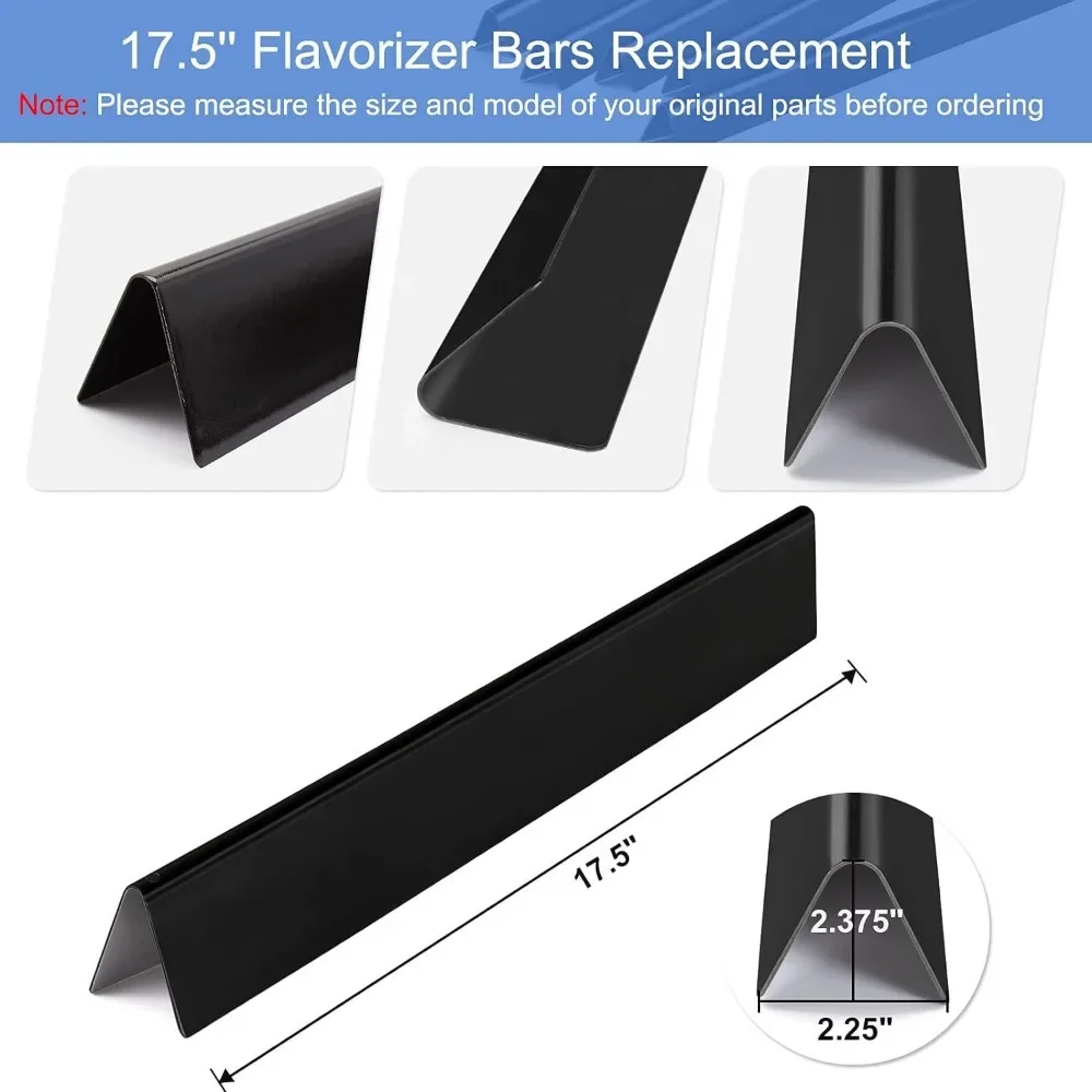 5Pcs Grill Heat Plate Shield Weber 7620 BBQ Accessories