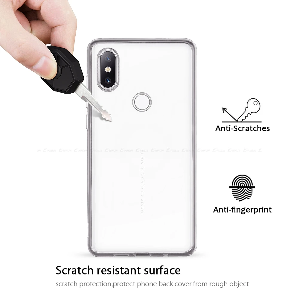 Ultra Thin Transparent Silicone Phone Case - Clear Soft TPU Back Cover