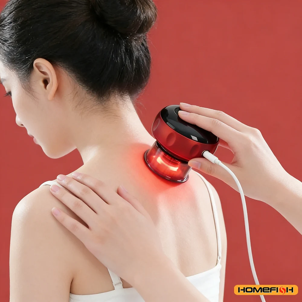 Plug-in heating cupping massage device Back Neck & Arm Scraping & Cupping Device
