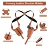 Tactical Concealed Shoulder Holster Gun Holster Universal PU Leather Underarm Pistol Handgun Carry Pouch 1911 Airsoft Accessory 2