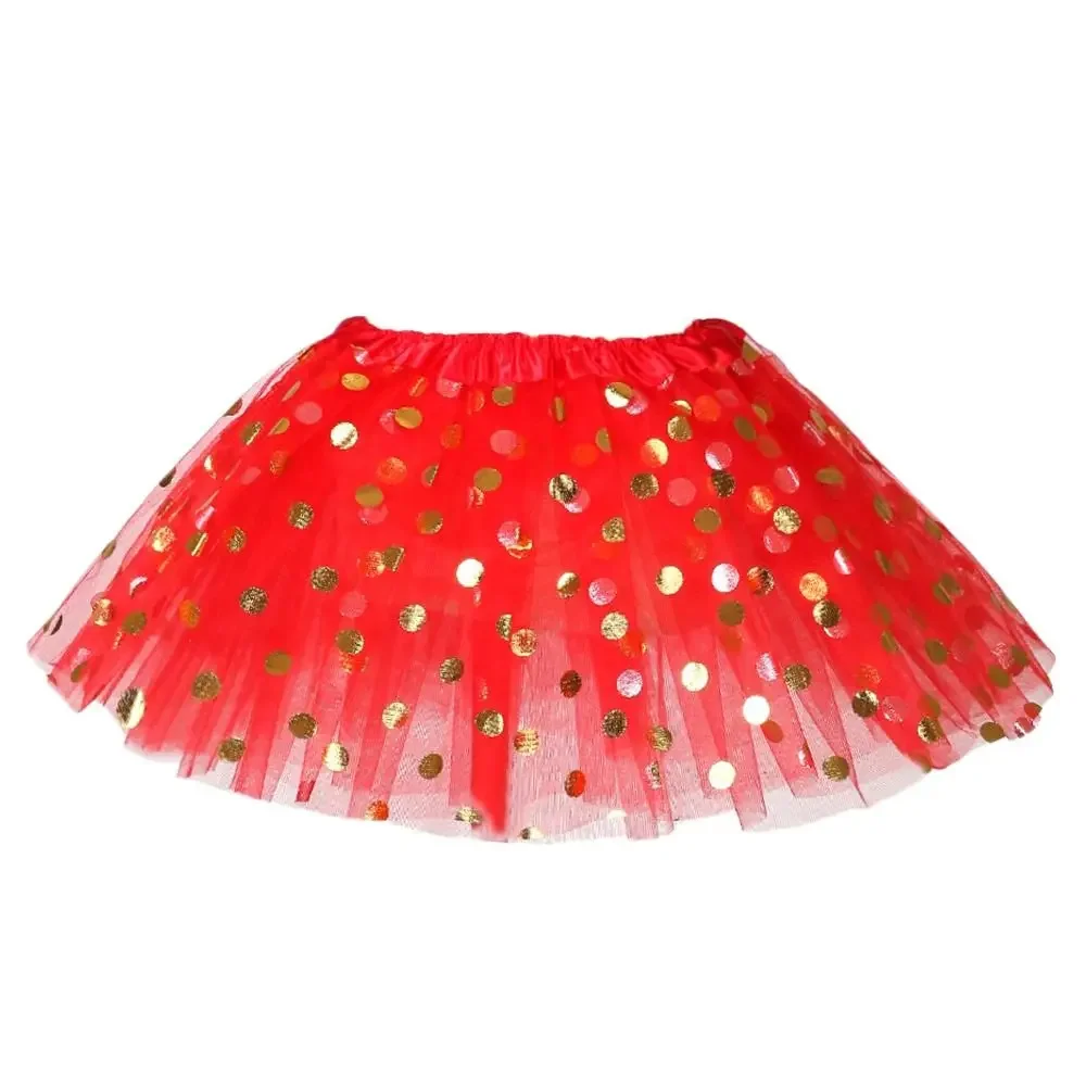 Multicolor Rainbow Tulle Princess Dance Skirt