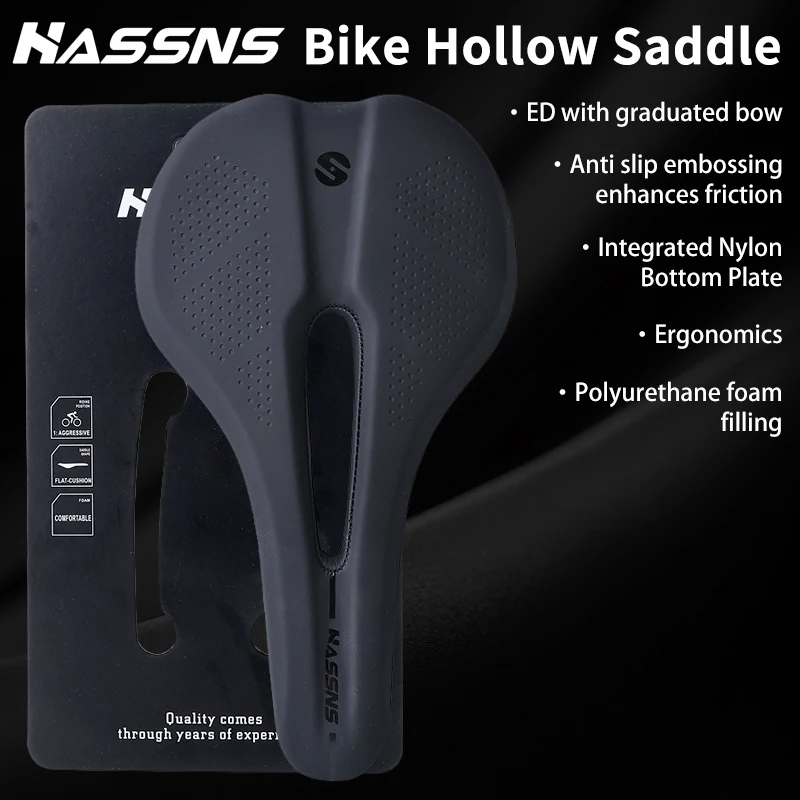 HASSNS HA2035 Saddle MTB Seat Ergonomic Cushion Bicycle