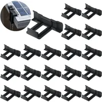 Clips de Drainage d'eau pour panneaux solaires, 30/35/40mm, 10 pièces, Modules photovoltaïques, Clips de nettoyage pour vidange d'eau, fournitures d'énergie solaire 1