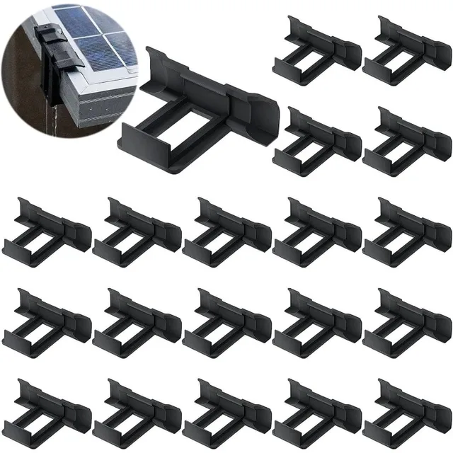 Clips de Drainage d'eau pour panneaux solaires, 30/35/40mm, 10 pièces, Modules photovoltaïques, Clips de nettoyage pour vidange d'eau, fournitures d'énergie solaire 1