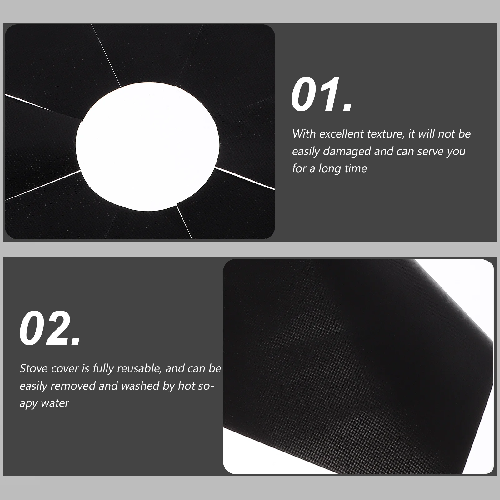 Kitchen Stove Mat Home Essentials Gas Protector Household Covers Burner Liner Range Glass Fiber Liners Supplies 4 Pcs