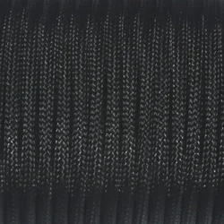 Durable Outdoor Survival 550 Paracord 7 Strand 4mm Rope for Camping & DIY Projects (Black)