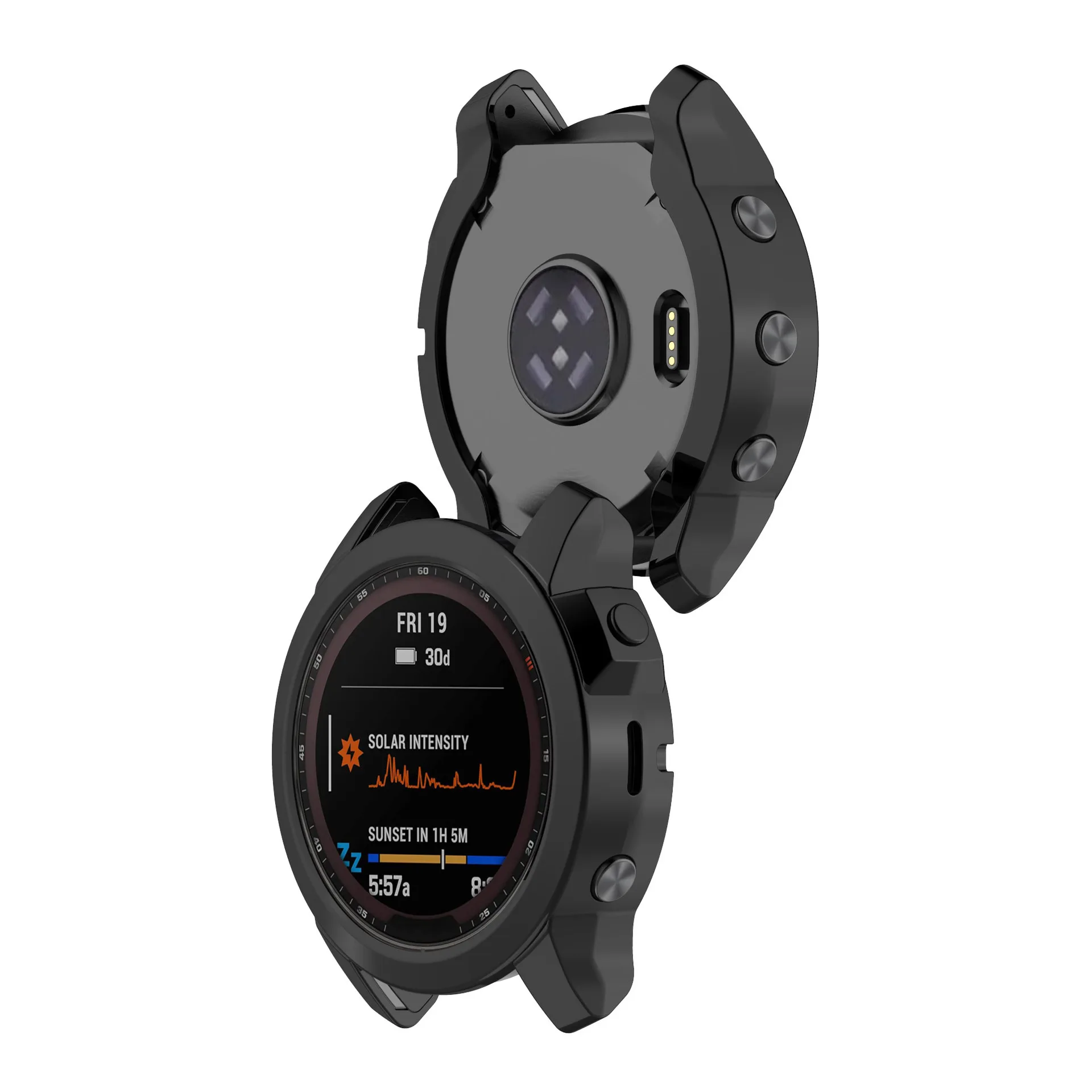 HD Glass Screen Protective Case For Garmin Fenix7/Fenix7S/Fenix7X Watch Band Frame Bracelet Frame Cover for Garmin Fenix 7 Film