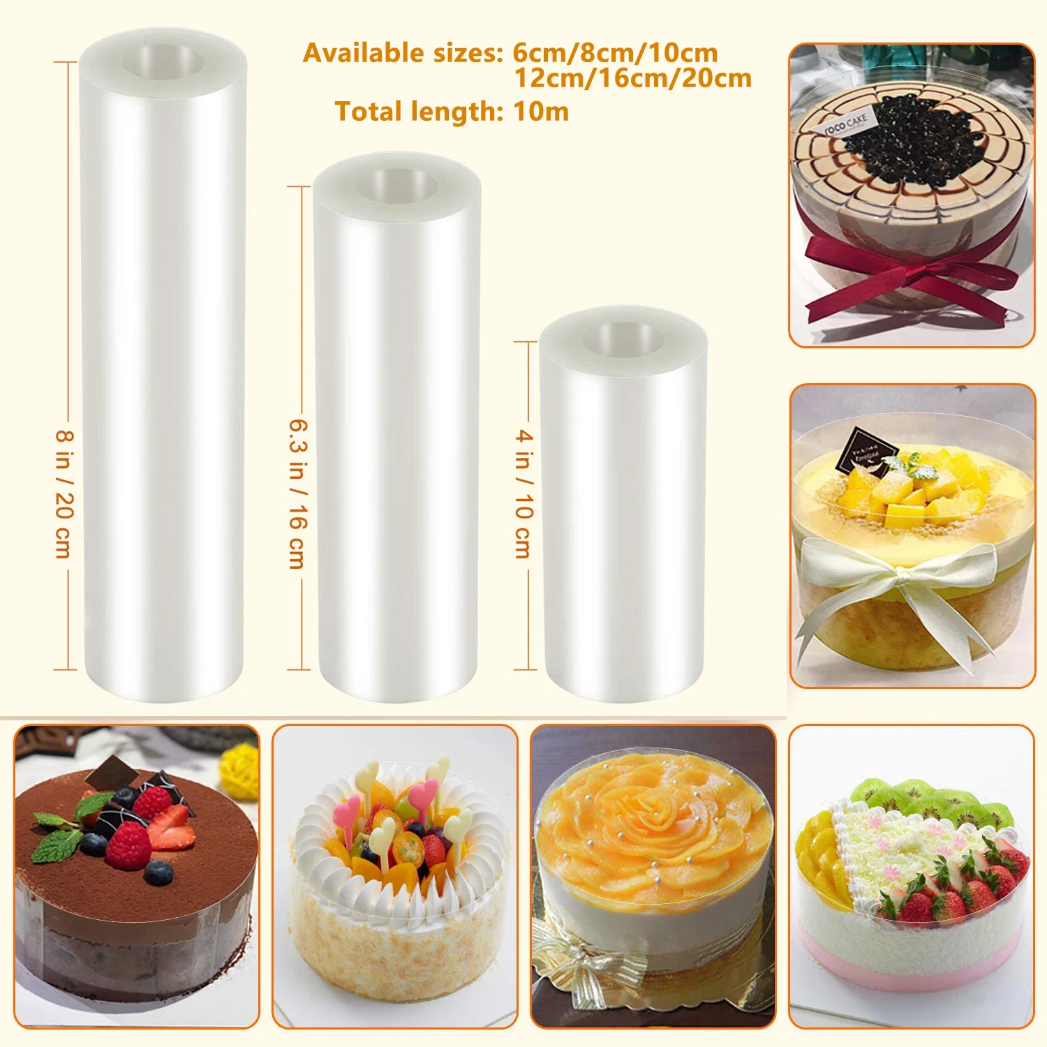 Transparent Acetate Cake Film 2