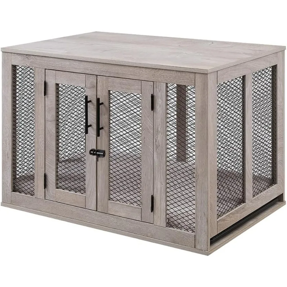 

Dog Crate With Tray for Medium Dogs Pet Supplies Free Shipping Indoor Aesthetic Puppy Kennel Pet House Dog Cage With Door Home